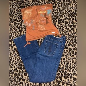 Baby phat jeans & top (outfit)